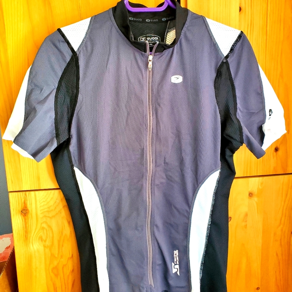 Sugoi Mens Grey Cycling Shirt size XL